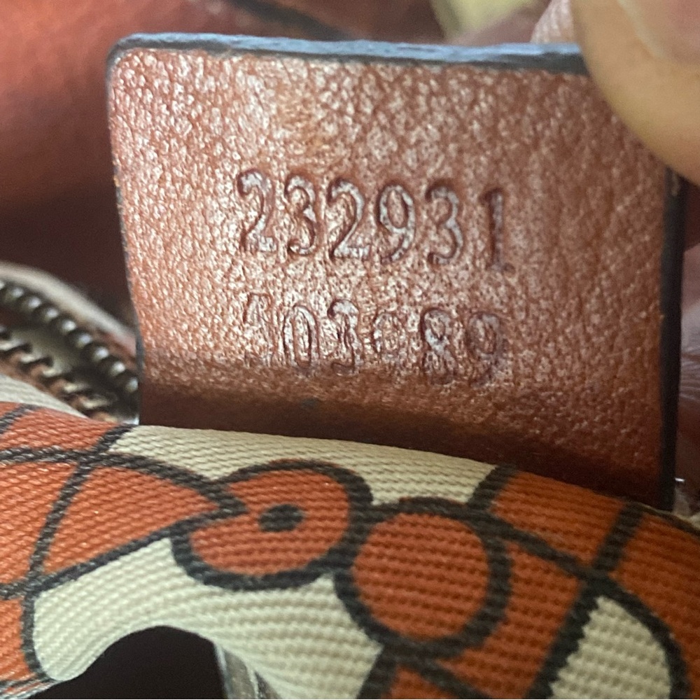Gucci Guccissima GG brown leather bag - Picture 10 of 10